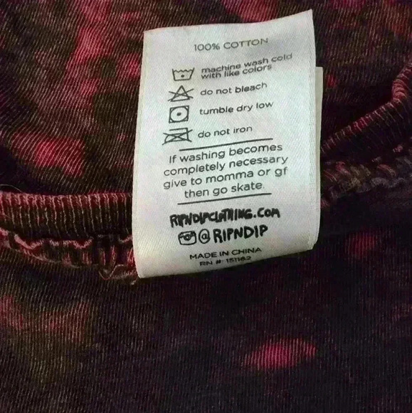 Ripndip cat hidden message pocket long sleeve tee size small - Picture 8 of 8